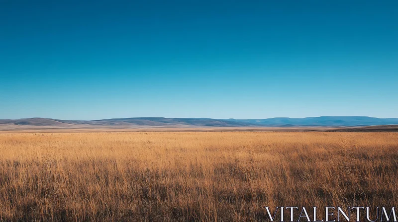 Vast Field Landscape AI Image