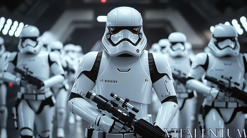 Phalanx of Stormtroopers AI Image