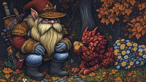 Forest Friends: Gnome and Leaf Creature