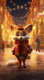 Fox in Winter Wonderland