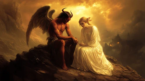 Contemplation on the Edge: Angel and Demon