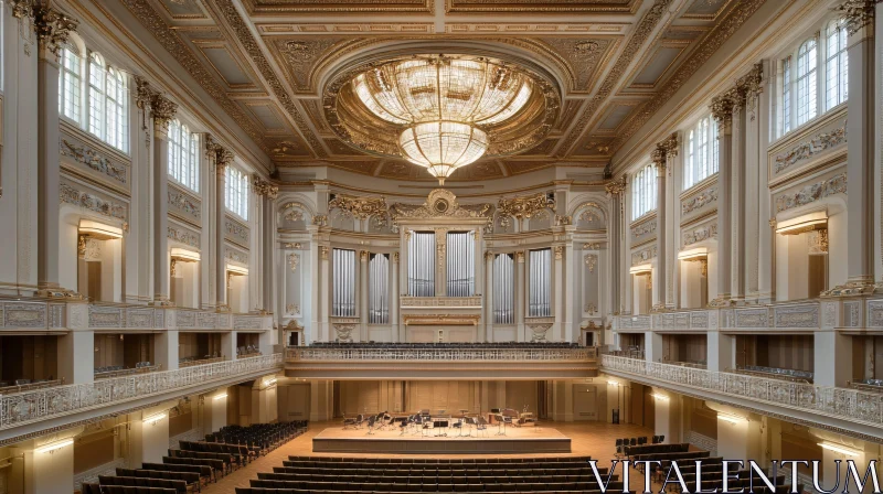 AI ART Ornate Concert Hall Architecture