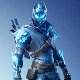 Blue Ice Armor Character