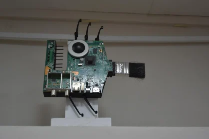 Circuit Board Bird Sculpture