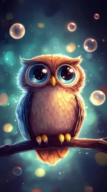 Whimsical Owl Illustration