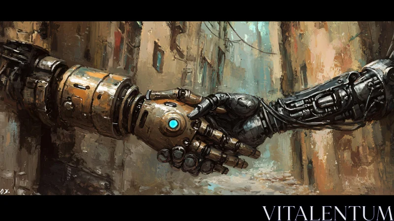 AI ART Mechanical Hands United