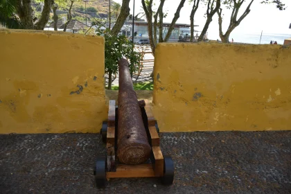 Ancient Cannon on Madeira Fortress