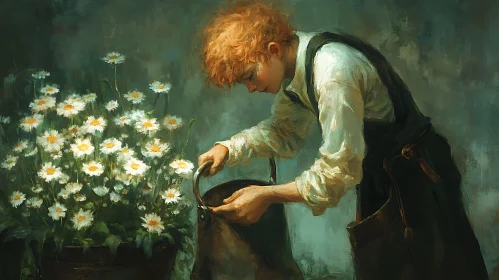 Daisies and Youth: A Moment Captured