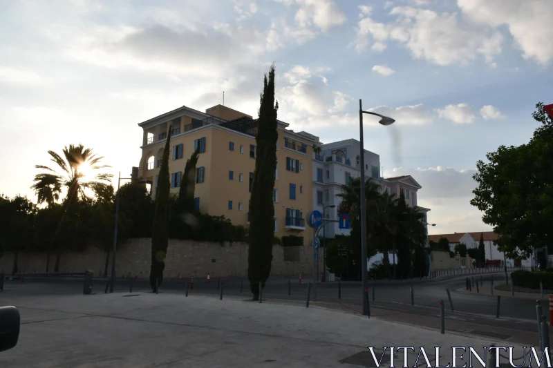 PHOTO Limassol Urban Sunset View