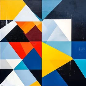 Colorful Geometric Composition