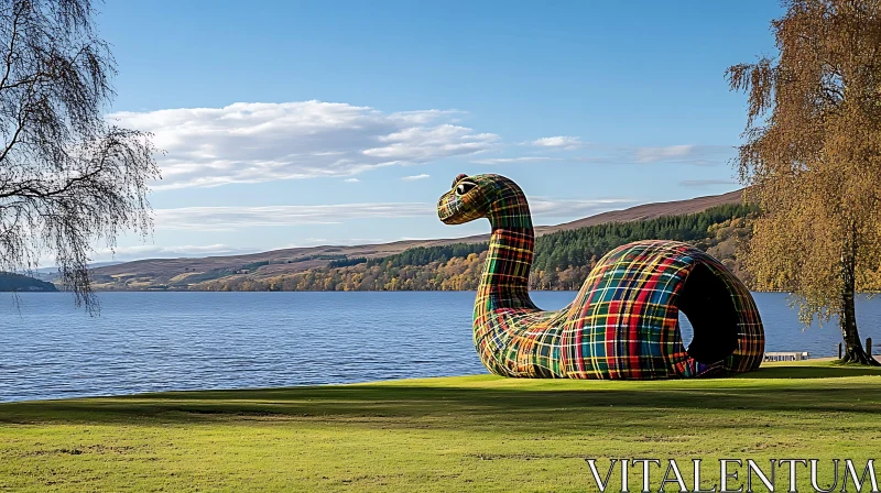 Plaid Nessie by Loch Ness AI Image