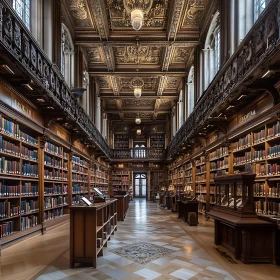 Grand Library Interior