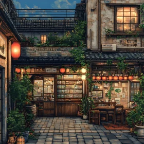 Quaint Architecture Pixel Art