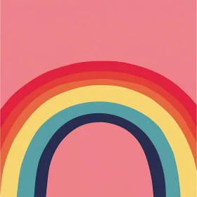 Minimalist Rainbow Art Print