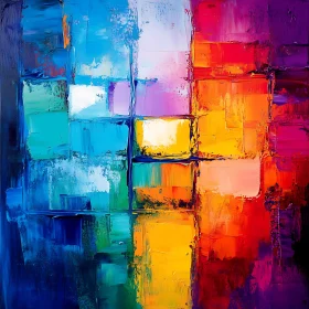 Vibrant Abstract Canvas Art