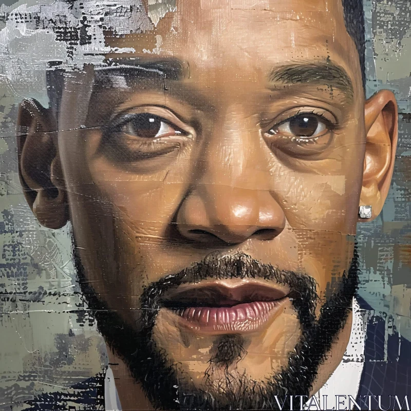 AI ART Realistic Will Smith Painting