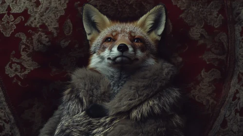 Fox in Fur Attire