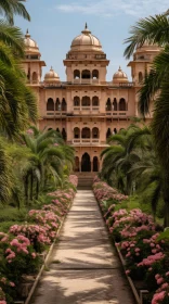 Captivating Tropical Landscape: King's Villa in Jaipur | Flower and Nature Motifs