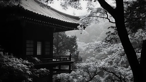 Monochrome Temple View