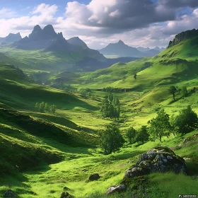 Rolling Hills Landscape