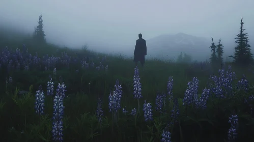 Misty Meadow Silhouette