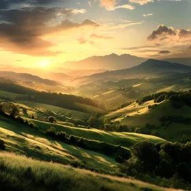 Scenic Hills at Sunset