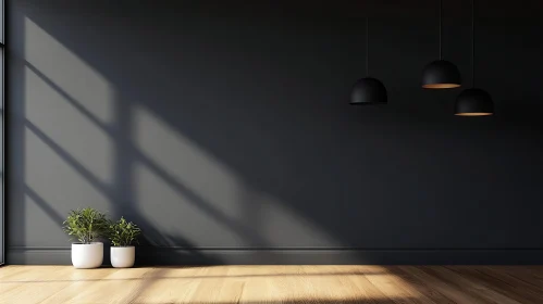 Modern Room with Natural Light and Plants