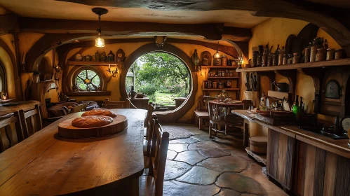 Rustic Hobbiton Kitchen