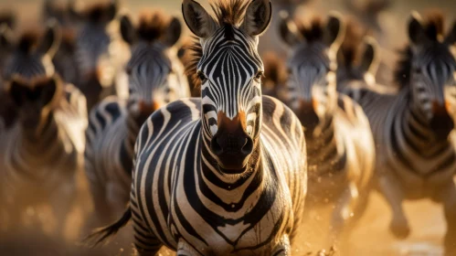 Zebras in Motion - A Powerful Emotive Portraiture
