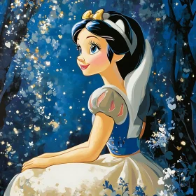 Animated Fairytale Princess Portrait