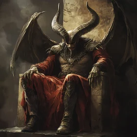 Demon on Throne: A Study in Darkness