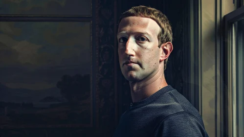 Mark Zuckerberg Artistic Photo