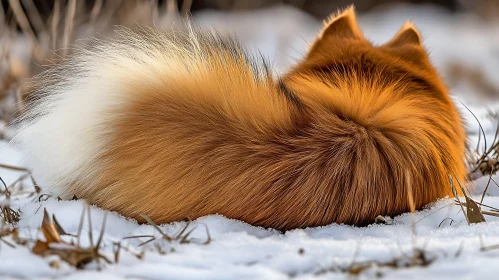 Winter Fox Close-Up