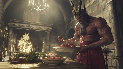 Demon's Dinner in the Castle