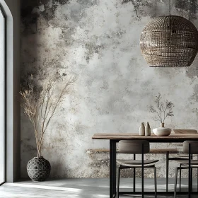 Rustic Modern Dining Interior