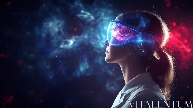 Virtual Reality Brain Interface Concept