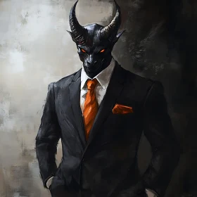 Formal Demon: A Striking Character Portrait