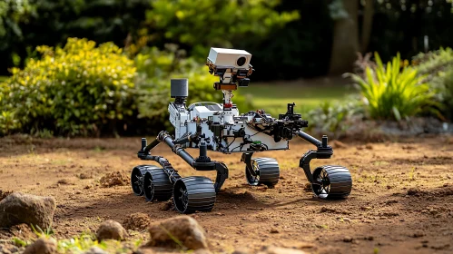 Robotic Vehicle in Natural Setting