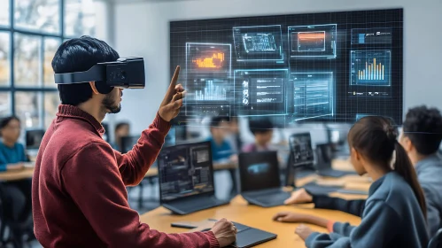 Future Classroom with VR Technology