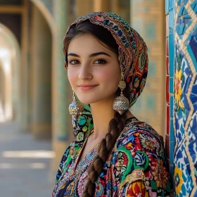 Cultural Portrait of a Young Woman