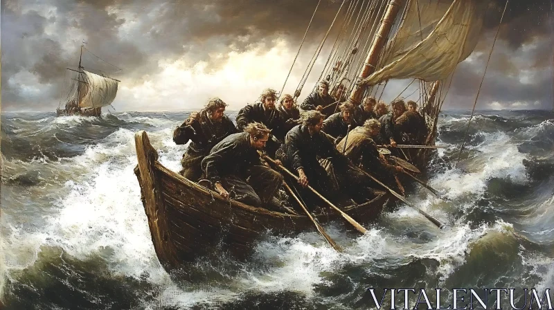 Seafarers Battling the Storm