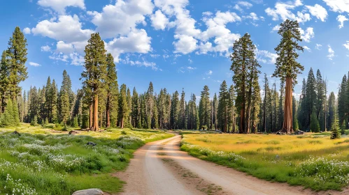 Tranquil Forest Meadow Landscape