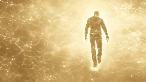 Figure in Golden Light