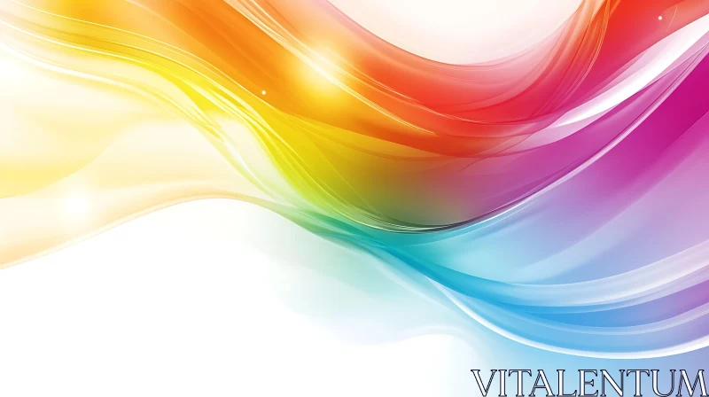Fluid Color Gradient Abstract Art