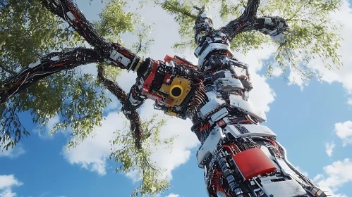 Cybernetic Tree with Leaves