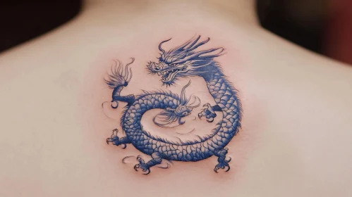 Blue Dragon Tattoo Art