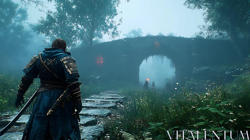 Foggy Bridge Warrior
