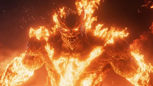 Blazing Demon: A Creature of Fire