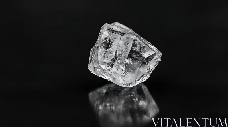 Natural Gemstone with Intricate Facets