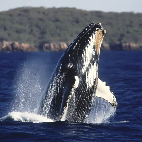 Ocean Giant Emerges: Whale's Powerful Ascent